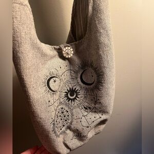 Moon long shoulder bag